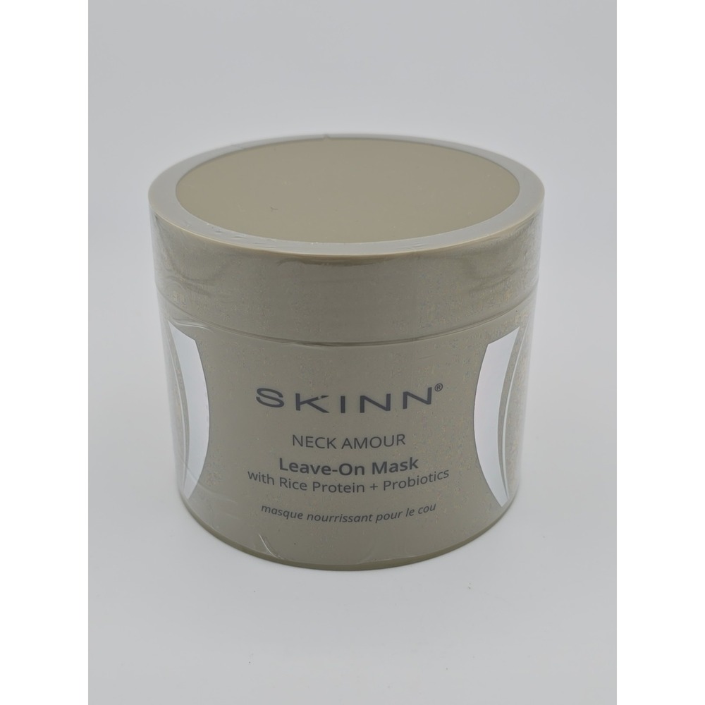 Skinn Cosmetics Neck Amour Leave-On Neck Mask Rice Protein Probiotics  6 Oz